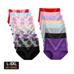 10Pcs/Lot Women's Panties Cotton High Waist Abdomen Slimming Shapewear Female Postpartum Recovery Briefs Girl Underwear M-5XL