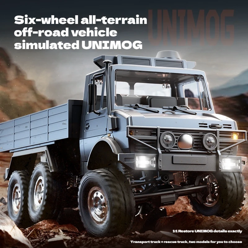 New Jjrc New C8823 Unimog Full Proportion Rc Simulation Six Wheel