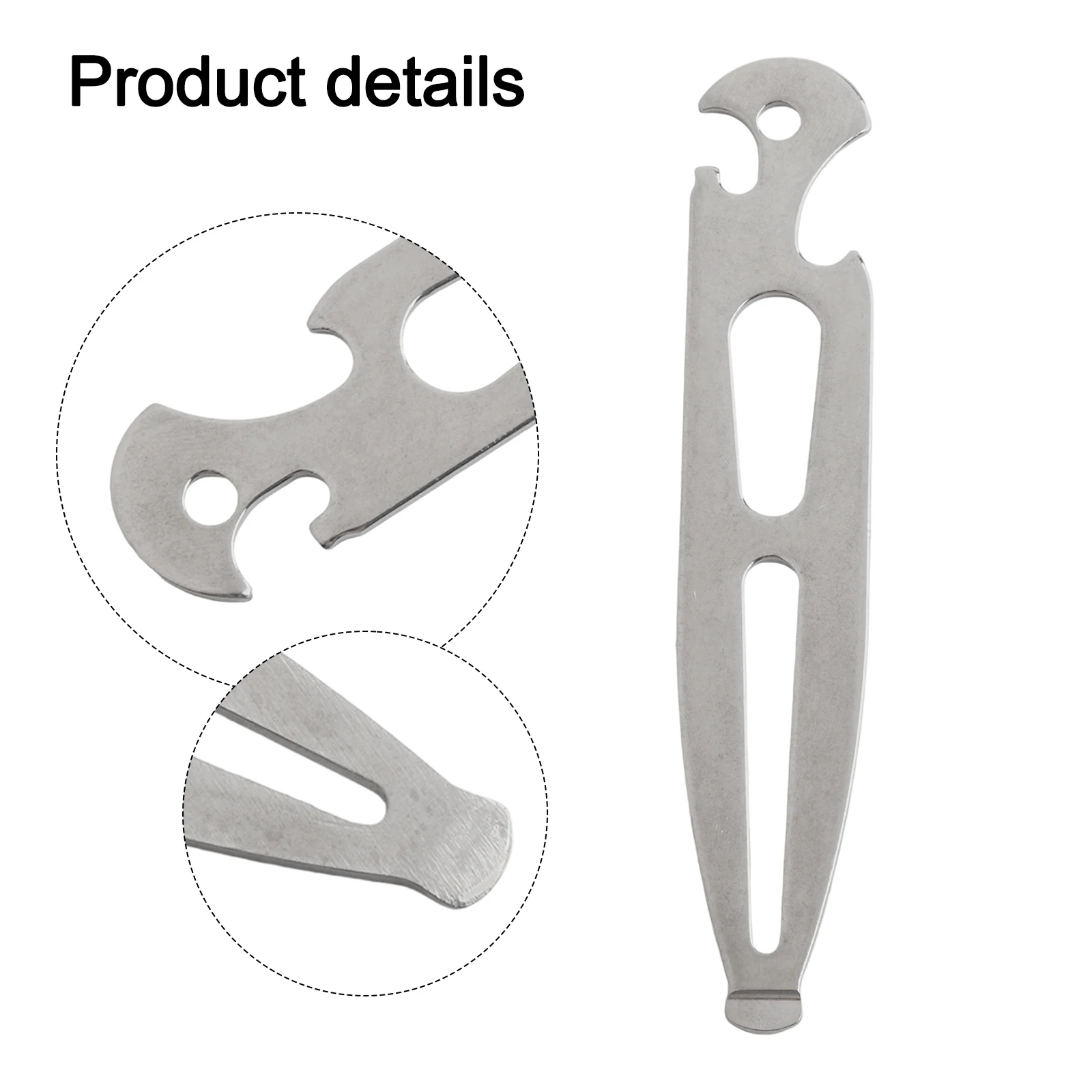 أداة مفتاح الربط 304 من الفولاذ المقاوم للصدأ متعددة الوظائف لفتح الزجاجات والقيادة والإصلاحات في اليخوت والتخييم #4