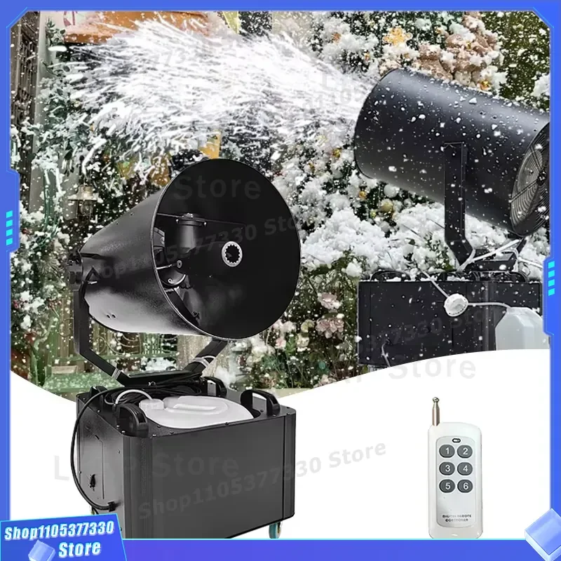 3000W Artificial Snow Machine Outdoor Christmas Party Event Snow Blower for Stage Wedding Show Winter Festival Atmosphere