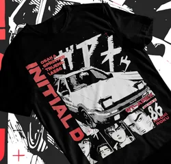 Initial D Itsuki Fujiwara T-Shirt Anime Manga Movie Unisex Soft Tee All Sizes