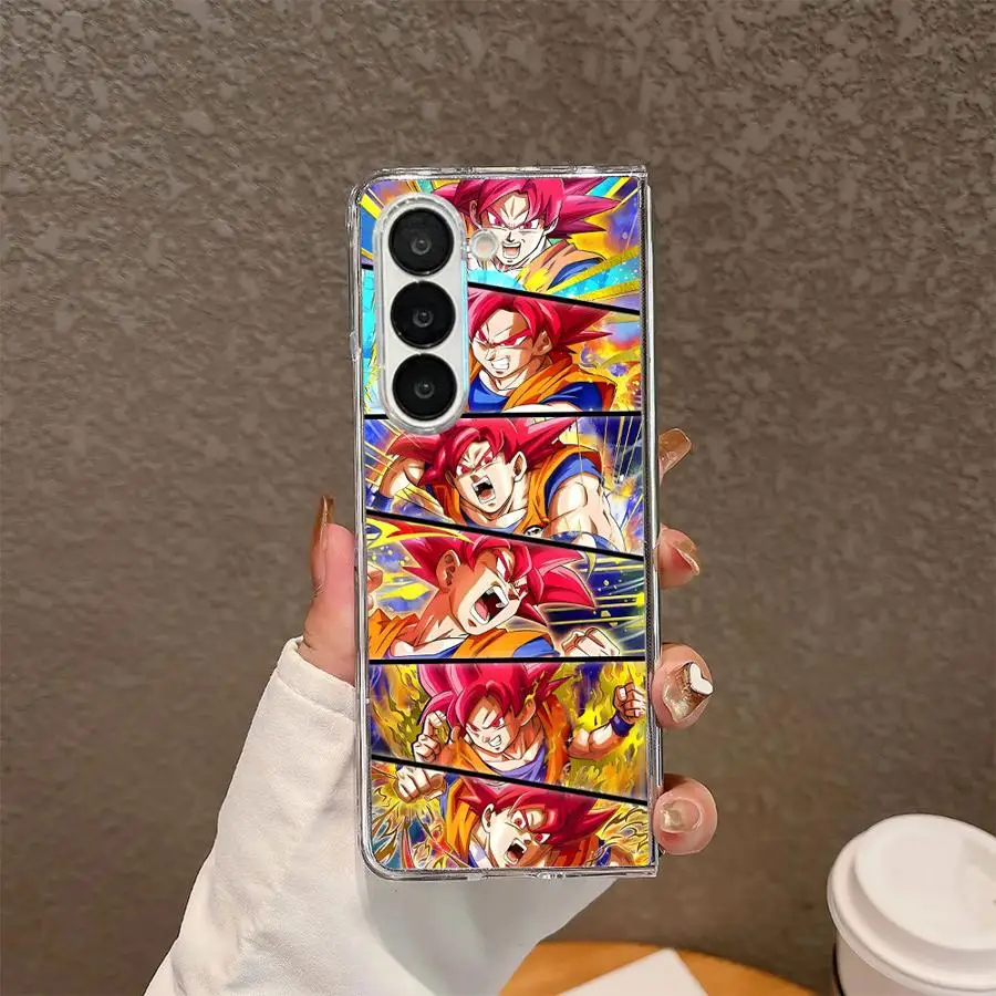 حافظة لهاتف سامسونج جالاكسي ZFold4 Z Fold 7 6 5 4 3 ZFold3 ZFold5 ZFold7 ZFold6 غطاء هاتف ناعم شفاف لعبة دراغون بول باتل #3