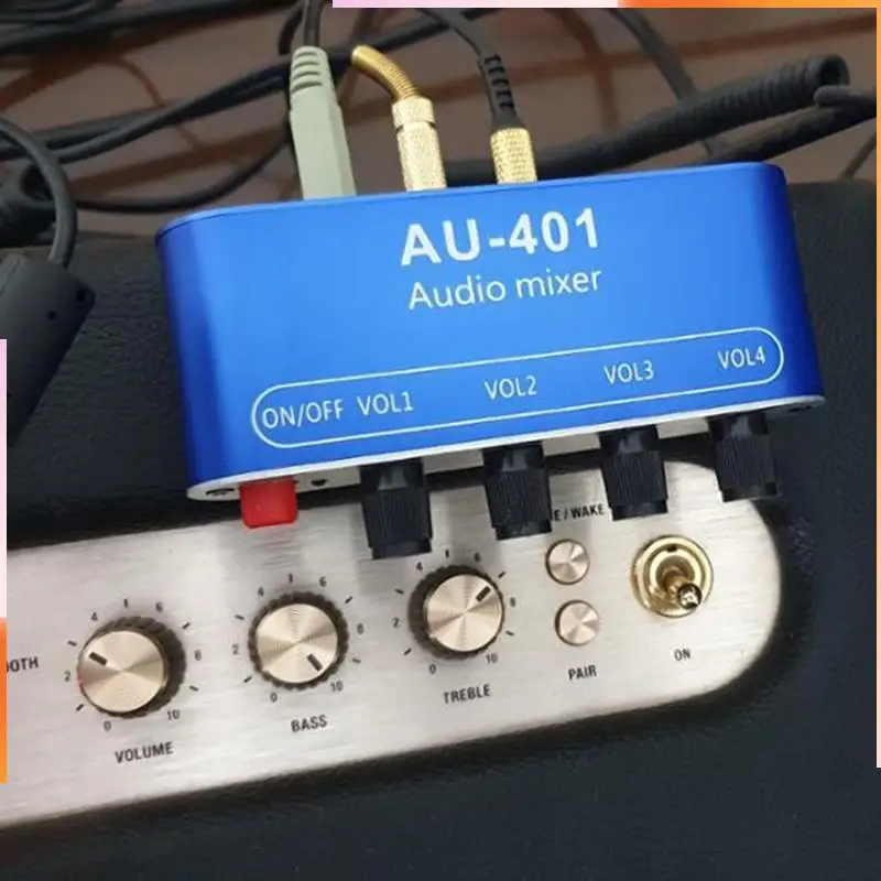 A92Z Stereo-Mixer (4 Eingänge, 1 Ausgang) steuert einzeln die Platine DIY-Kopfhörer-Verstärkergehäuse DC12V