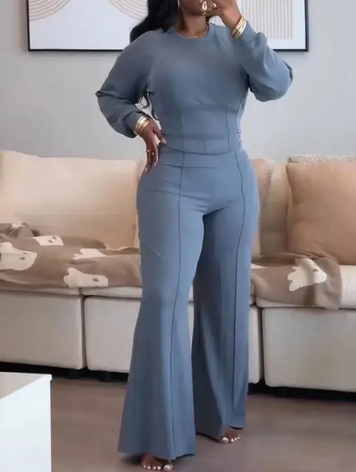 Women's Spring Set: Elegant Jumpsuit - usage example