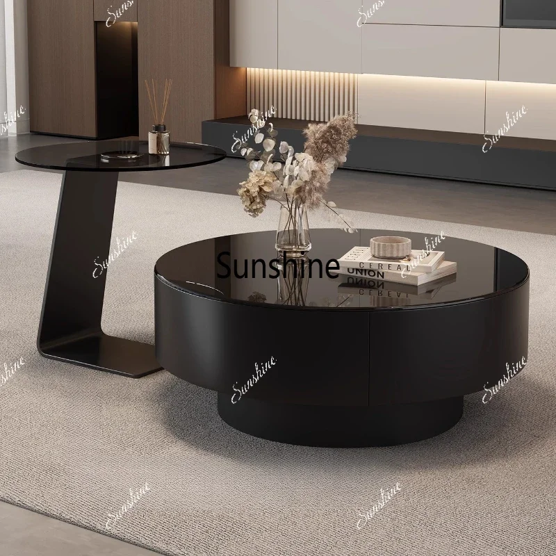 YNordic Minimalistcoffee Table Modern Nordic Senior Simple Round Center Tables Itaian Design Coutchtisch Living Room Furniture