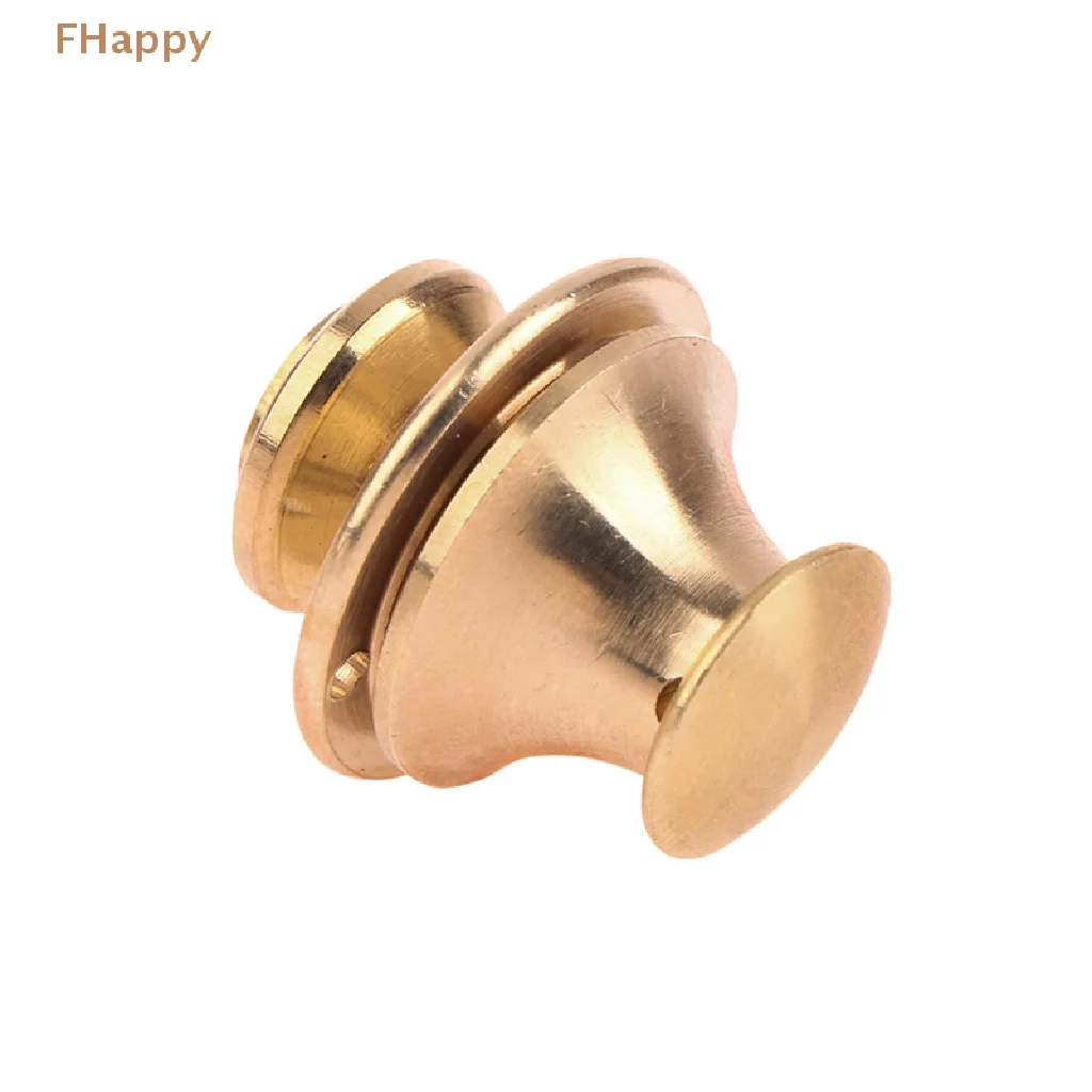 1 piece Brass Bag Lock Spring Buckle Case Metal Insert Lock Round Head Decorate DIY Accessories Leather Craft Hardware