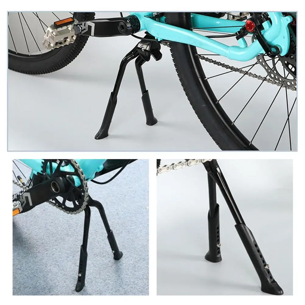 

Non-slip Bike Stand Adjustable Universal Bicycle Stand Non-slip Mountain Bike Footrest with Simple Installation Two-legged Bipod