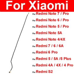 Cable flexible de antena de señal para Xiaomi Redmi Note 4, 5, 6, 7, S2, 4X, 4A, 5A Pro Plus, conector Wifi de señal Global, pieza de cinta flexible