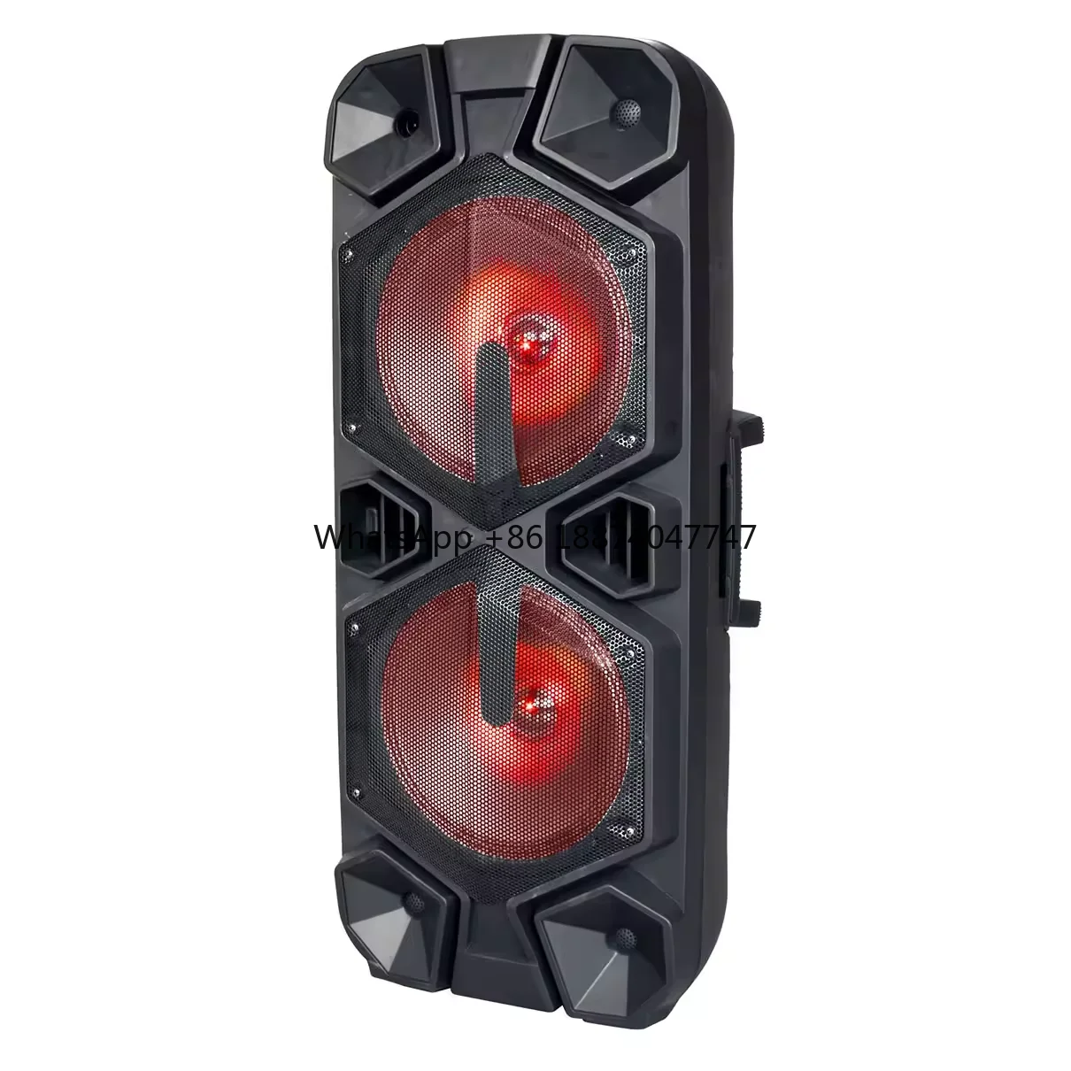 High Quality Super Bass Sound Built In Amplifier Speaker Box With Wireless MIC Trolley Bluetooth DJ Outdoor Party Speakers