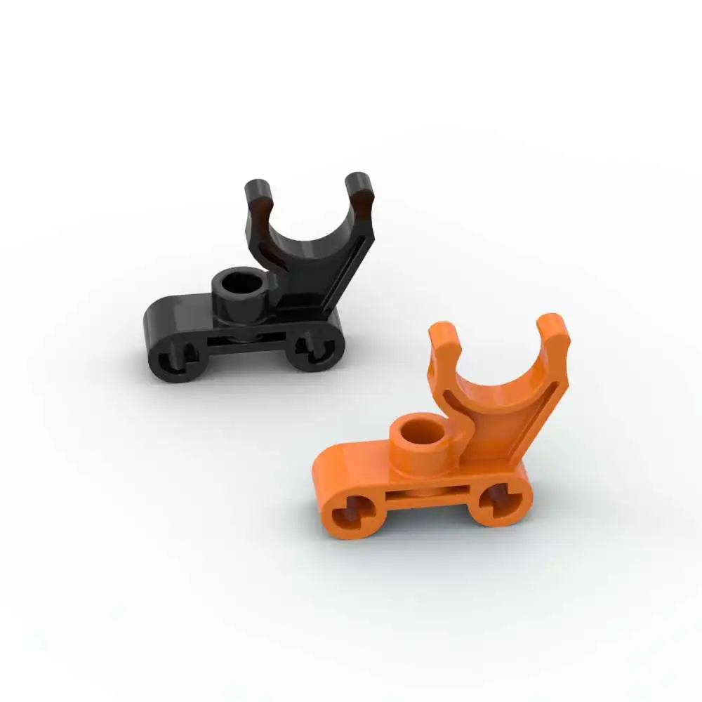 MOC 10PCS 4159 Sports Car Motorcycle Gear Shift Forked Vehicle Bricks Changeover Catch Double Fork Building Block Fun Toys Gift