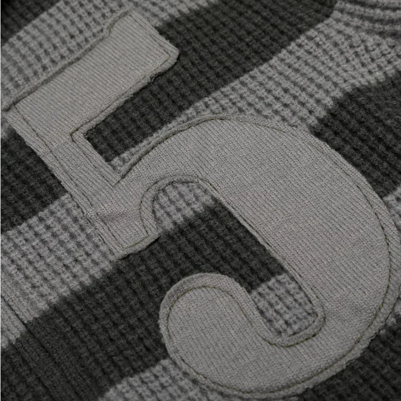 المرأة مخطط بالأزرار مقنعين سستة سترة اللون مطابقة الربيع موضة كسول نمط معاطف الخريف فضفاضة الحياكة الترفيه القمم