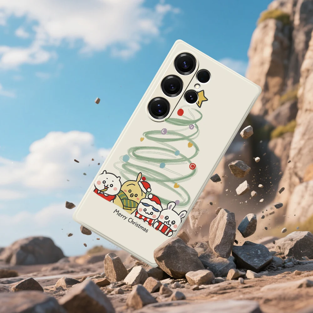 لطيف عيد الميلاد الحيوانات الأليفة الحالات الهاتف لسامسونج غالاكسي A56 A32 A23 A22 5G A32 A23 4G A55 A54 A53 A52 A51 A35 A34 A31 A25 غطاء ناعم