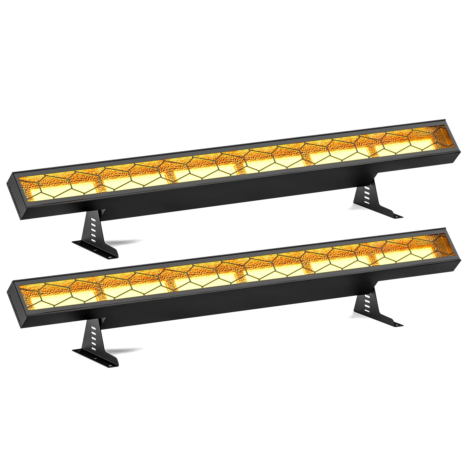

Yiflamefly 2Pcs 420W COB LED Vintage Stage Light Bar RGB Wall Washer Light DMX512 Retro Light For Party DJ Disco Church Birthday