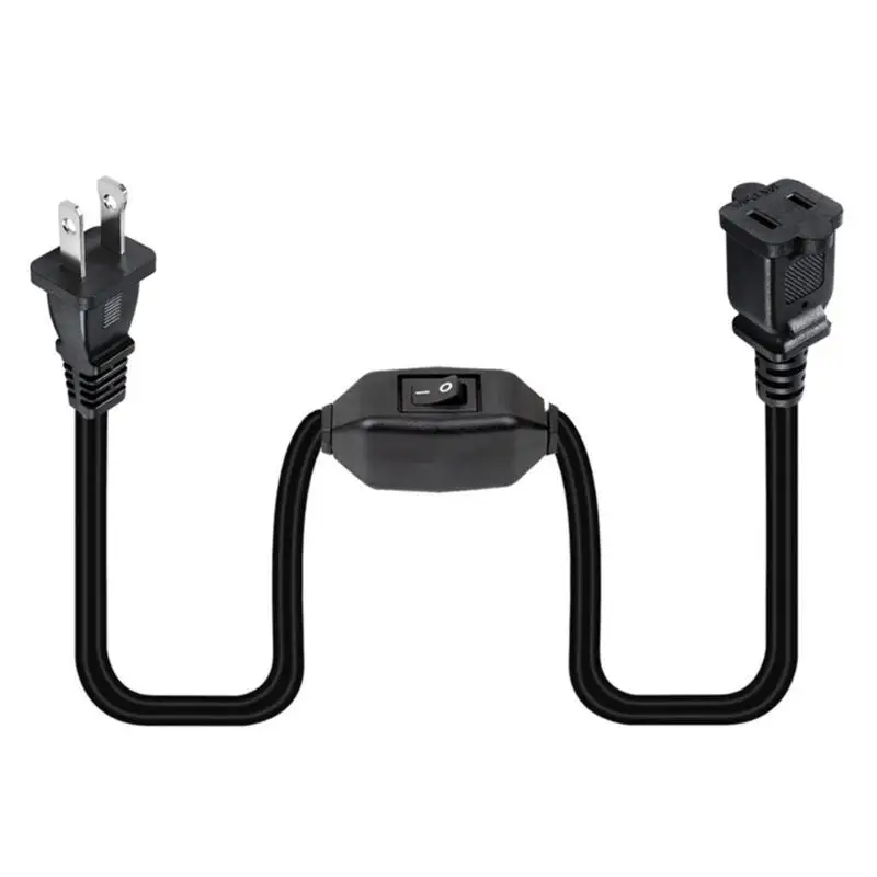 

Y1UB Polarized US 2-Prong Male-Female Power Cable 125V,Nema 1-15P to 1-15R Extension Cable Cord 12.6inch