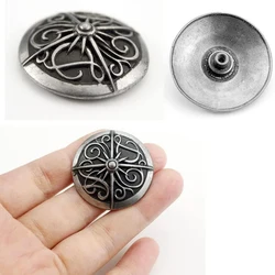 5 Set 35mm Vintage Leather Decorative Conchos Buttons, Metal Stud Screw Back Rivet For DIY Leather Decorative Accessories