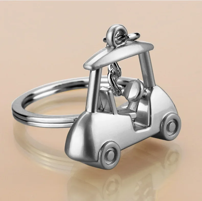 Golf Cart Keychain Men's Car Key Holder Women Bag Decor Pendant Charm Jewelry Gift for Sports Lovers image 3