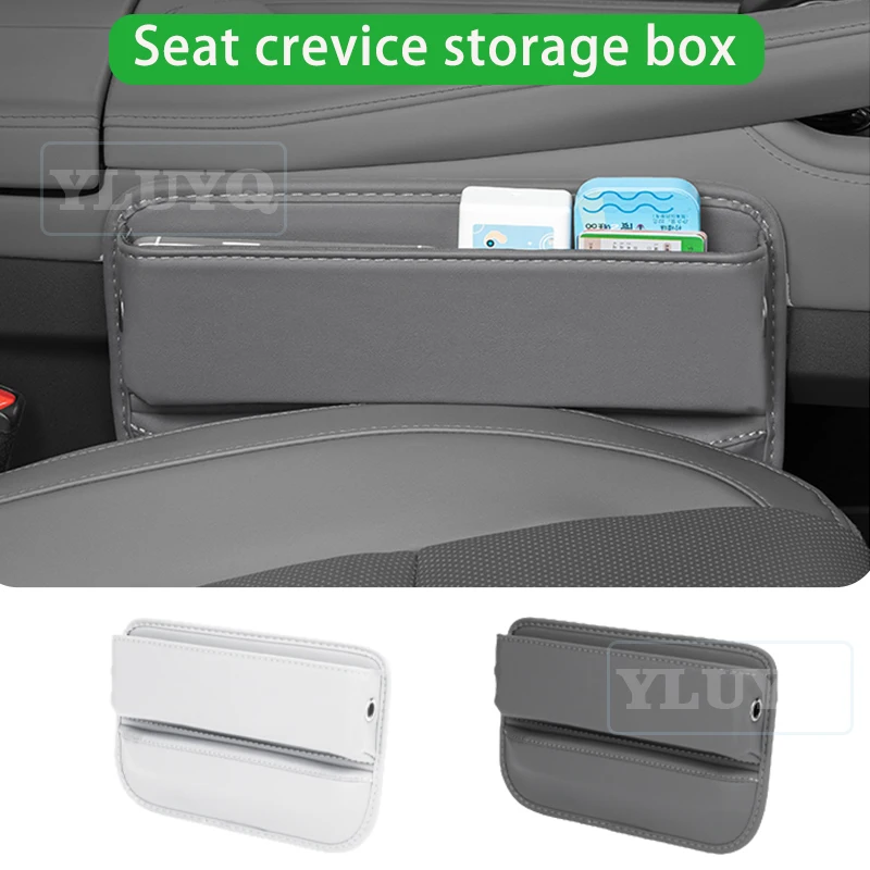 

For ZEEKR 007/7X/X Seat Gap Storage Box Gap Leak Proof Leather Storage Bag Car Interior Modification Accessories
