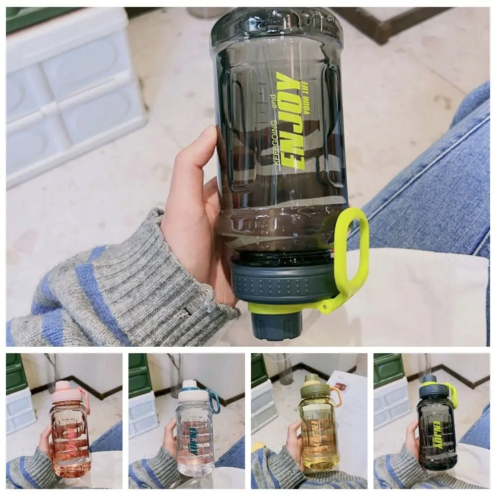 

Фитнес-бутылка для воды, спортивная бутылка, пластиковая герметичная бутылка для воды, 600 мл/800 мл/1000 мл, устойчивая к высоким температурам чашка для воды для кемпинга