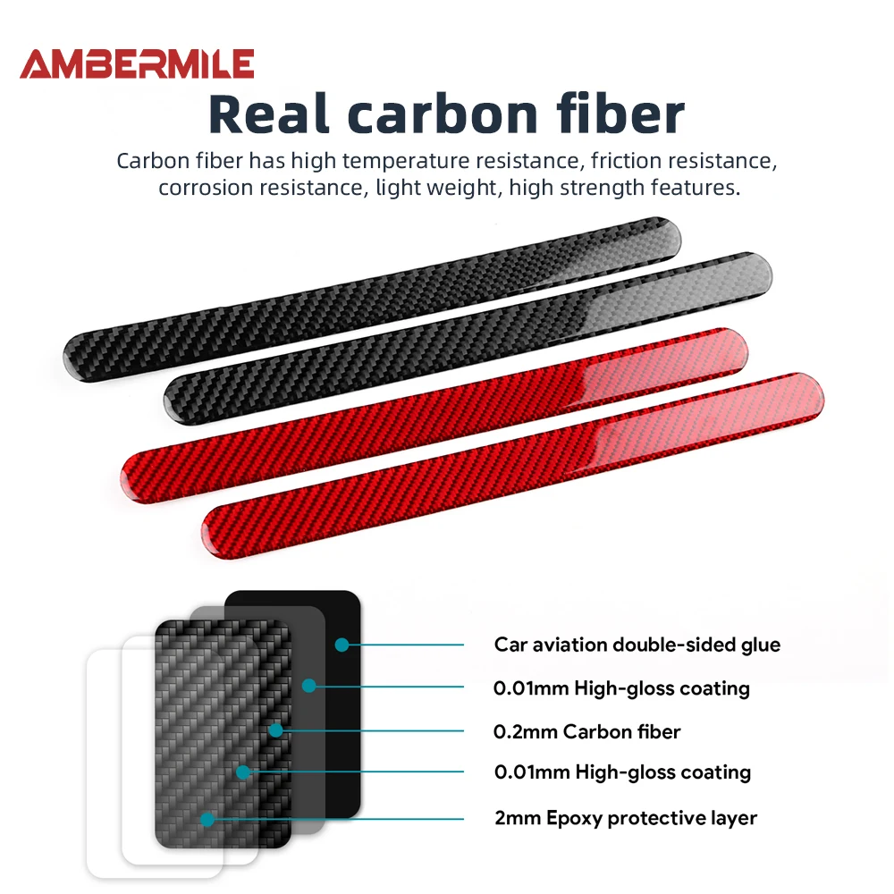 For Mini Cooper S F65 F66 F67 2024 2025 Car Armrest Box Side Strip Sticker Interior Trim Accessories Soft Real Carbon Fiber