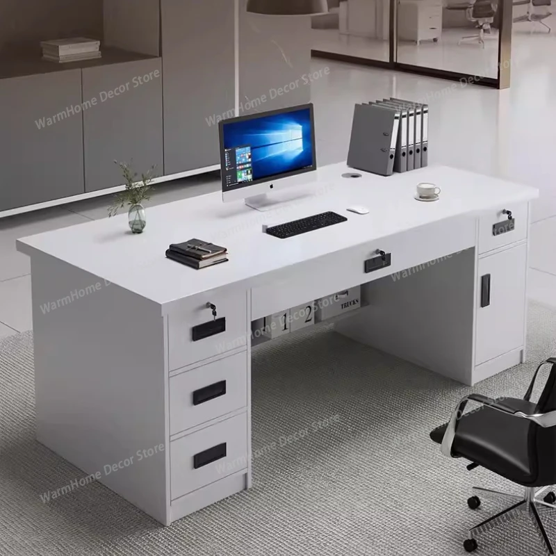 

Simple Modern Office Desk Staff Student Study Reading Write Table Computer Accent Office Furniture Schreibtisch XY40BGZ