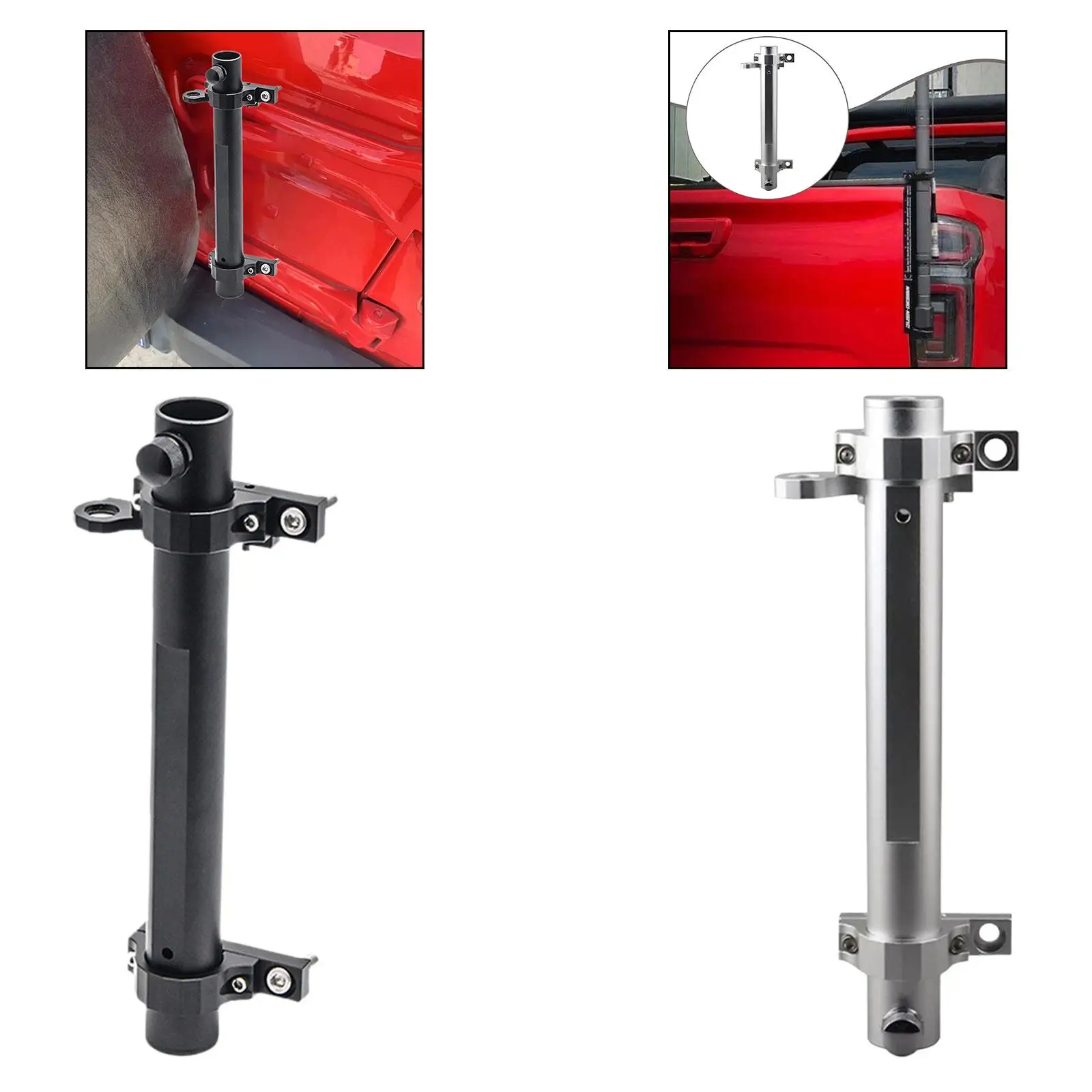 

Шарнир задней двери, держатель флагштока, комплект держателей флагштока, профессиональная прочная антенна из алюминиевого сплава для Jeep Wrangler JL JK