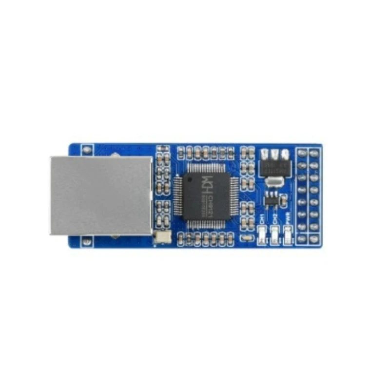 Dual channel, serial port to Ethernet RJ45 network port CH9121 UART to network port, two-way transparent transmission