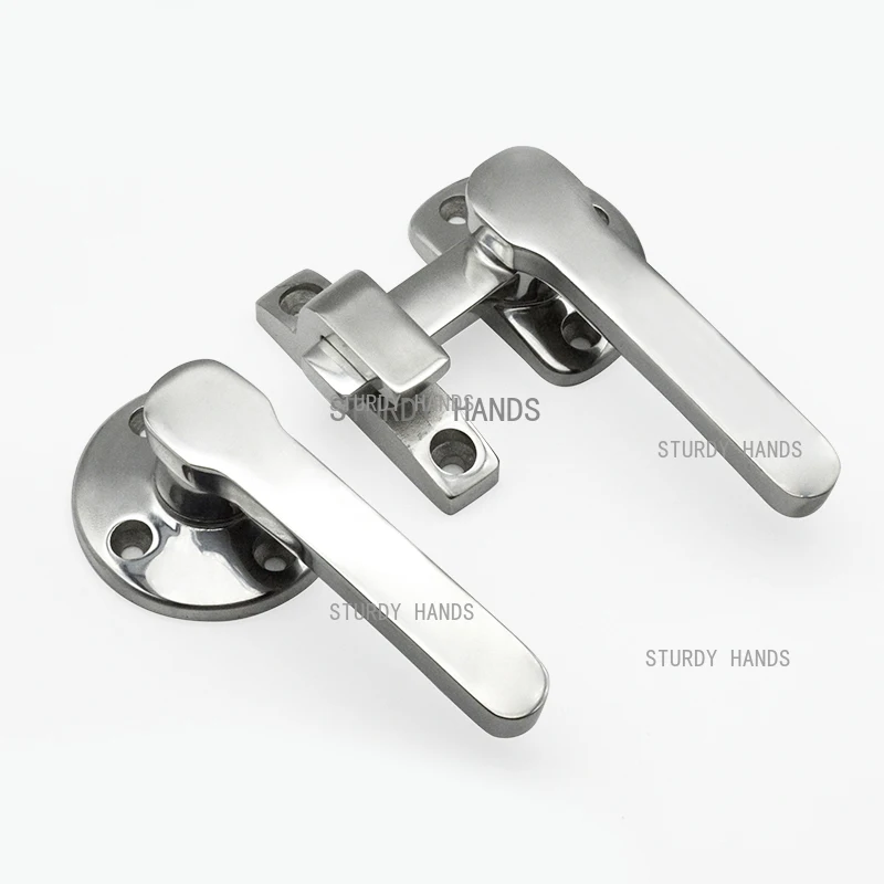 

Stainless steel soundproof door handle door and window rotating seal handle internal and external lock