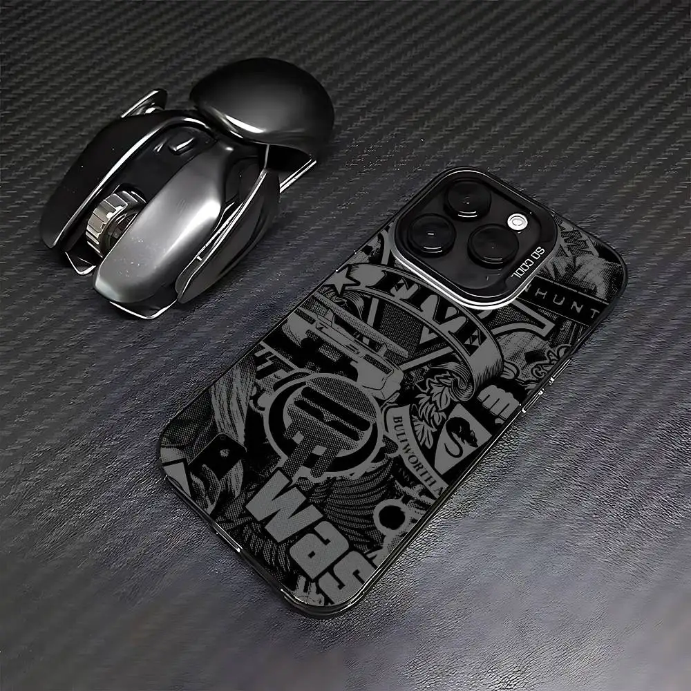 EPC الساخن لاعب واحد لعبة Rstars GTA موضة جراب هاتف IMD اللون الفضي شل آيفون 16 15 14 13 12 11 برو ماكس زائد