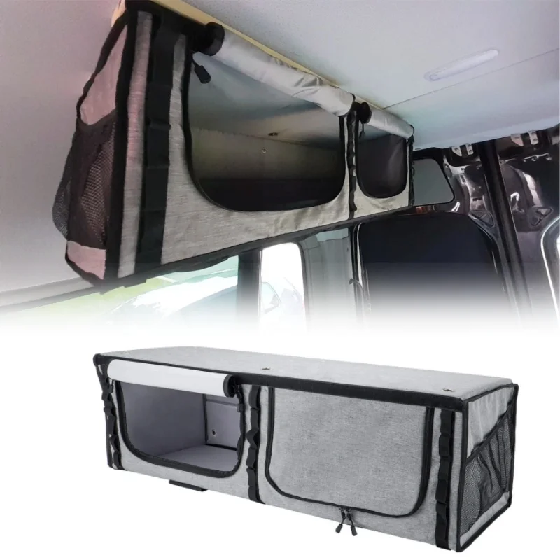 Campervan Overhead Soft-Sided Fabirc Storage Cabinet Caravan Motorhome Storage Organizer For Fiat Ducato Sprinter Ford Transit
