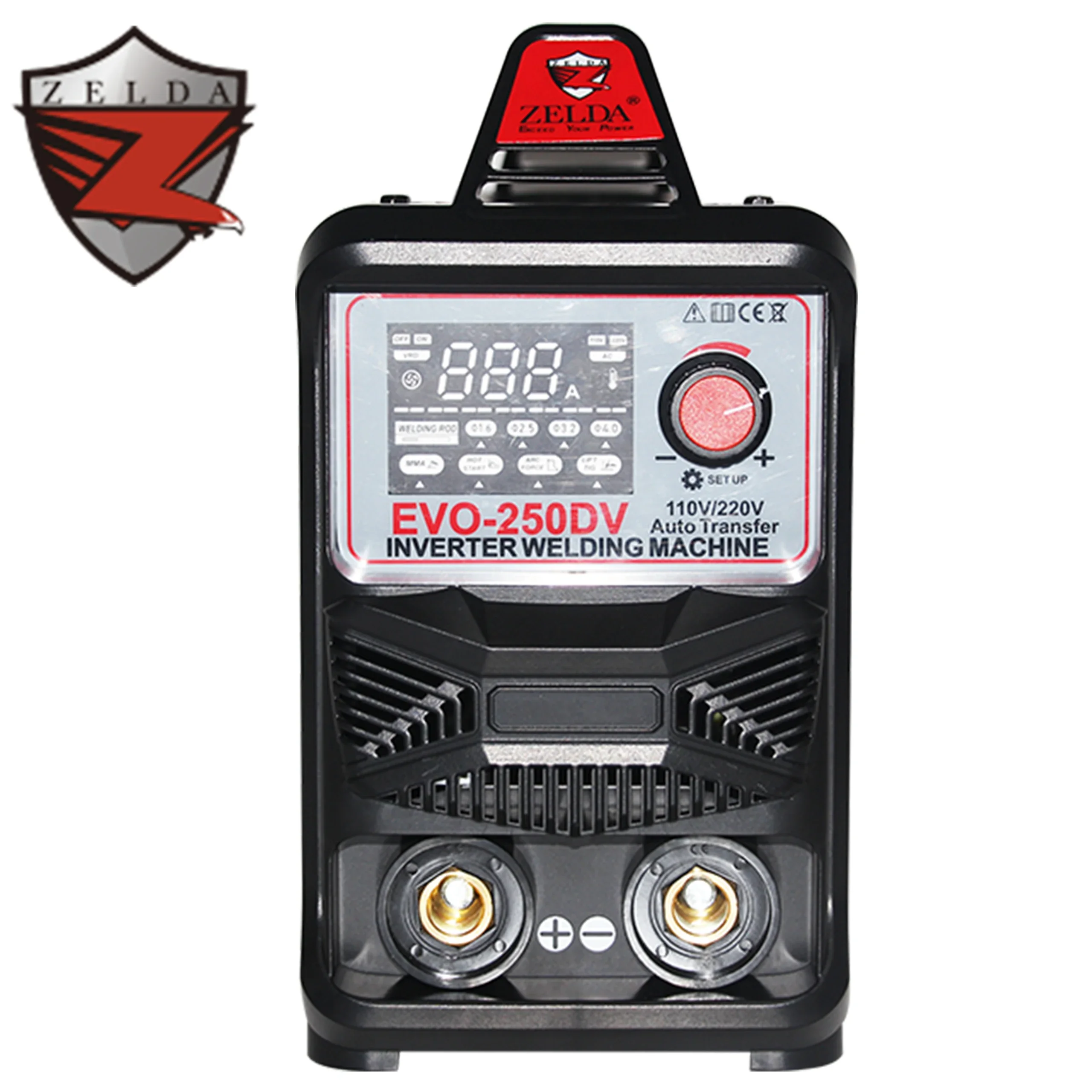 Hot Sale Soldadora De Arco 250A Stick Arc Welders 110V 220V Digital Inverter Welding Machine