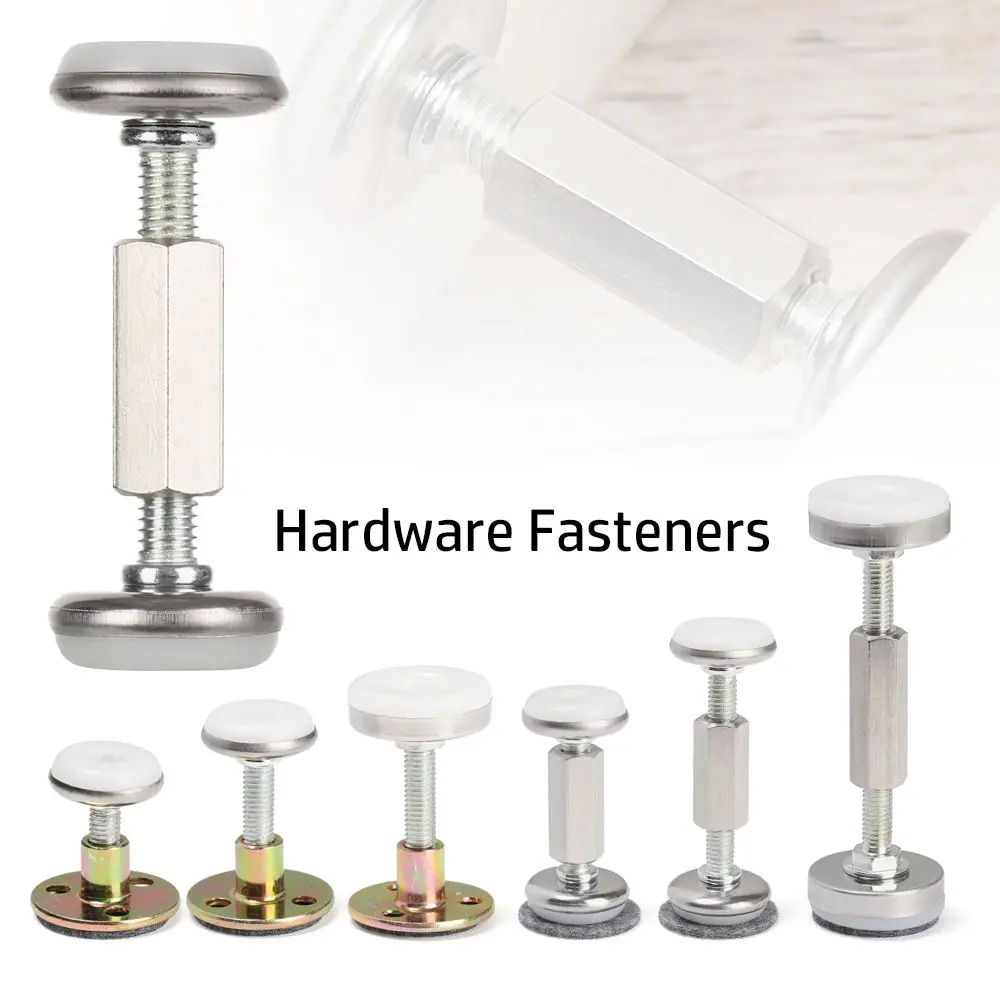 Home Tool Shockproof Threaded Anti-Shake Bedside Support Bed Frame Fixed Wall Protective Hardware Fasteners