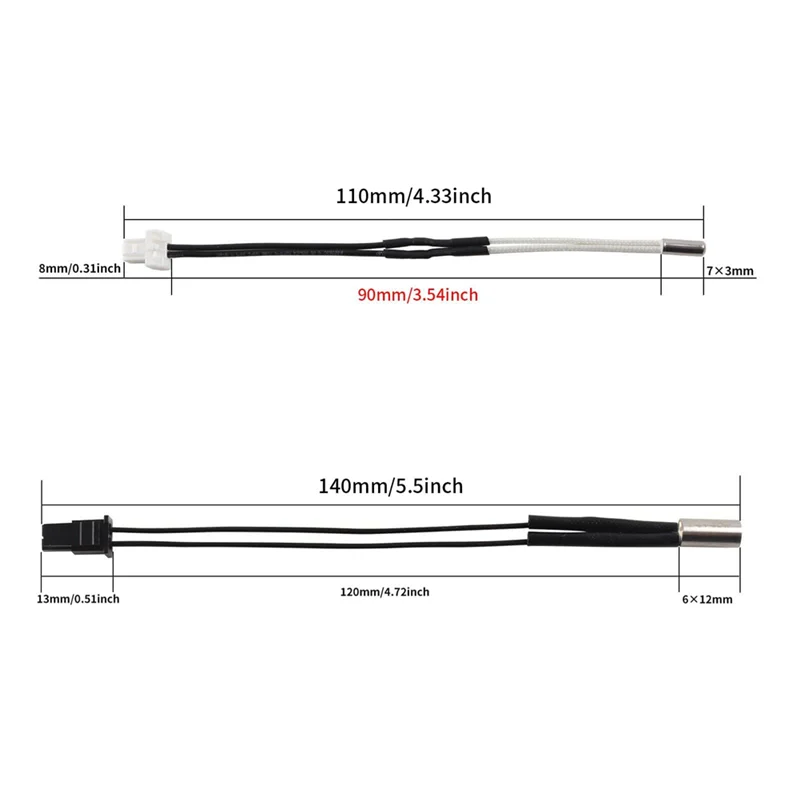 AEF7-Per Prusa MK4 24V 40W Kit linea termometro cartuccia riscaldata per estrusore stampante 3D Prusa MK4