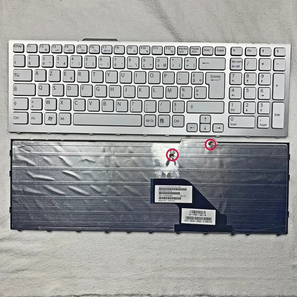 

AZERTY FR French Keyboard For SONY VPC-F11 F12 F13 F21 F22 F136 F138 F117 F170VPC F115 F219FC F21Z1E F249FCF119FC Series