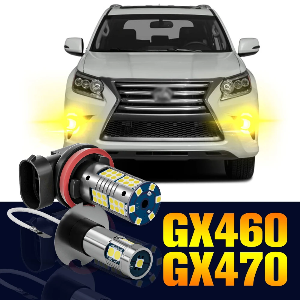 

2 шт. светодиодные противотуманные фары для Lexus GX470 GX460 2003-2009 2011-2013 2004 2005 2006 2007 2008 2012 аксессуары