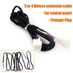 3 or 4 Meters Extension Cable for Control Panel 12V / 24V Air Diesel Heater Wiring Harness Loom Triangel Plug