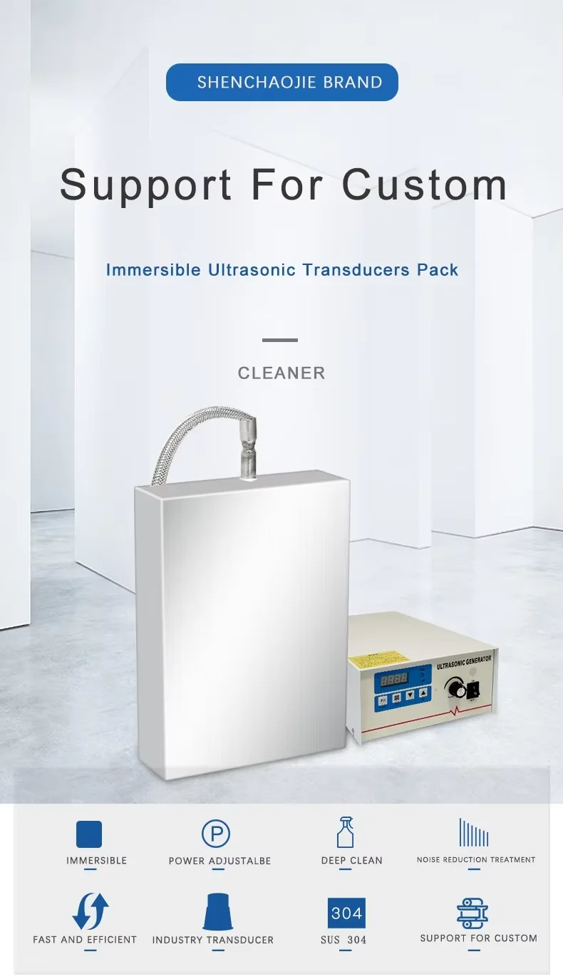 Industrial   sonic Cleaner Stainless Steel Immersion   sonic Transducers Pack   sonic Cleaner Plate
