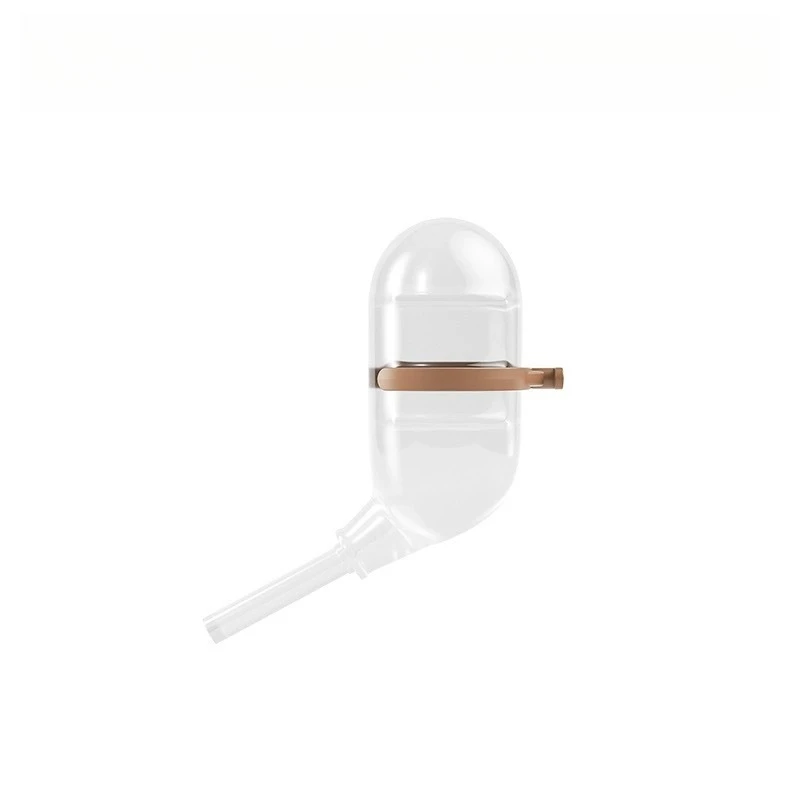 

Small Pet Water Bottle 60ml Vacuum Design Drip Resistant Drinking Dispenser Hanging Cage Leakproof Feeder for Hamster Mouse Use