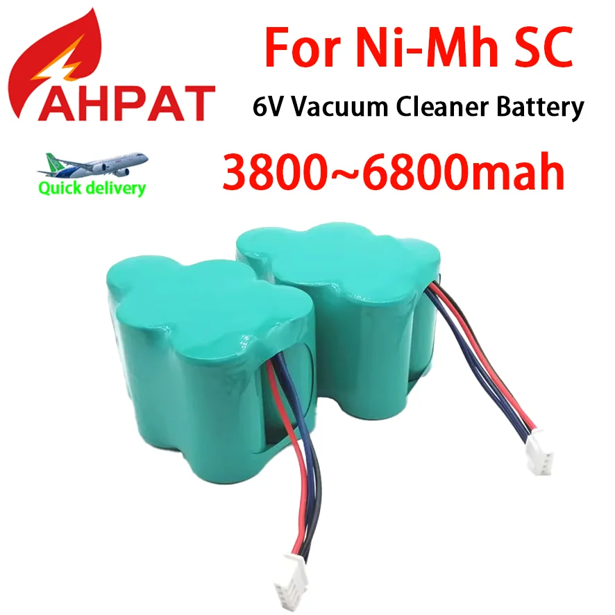 بطارية منظف جديدة SC 6 فولت 6800 مللي أمبير في الساعة ni-mh لـ Ecovacs Deebot TBD 71 Deebot 710 720 730 760 Ecovacs CEN530 CEN630 CEN680