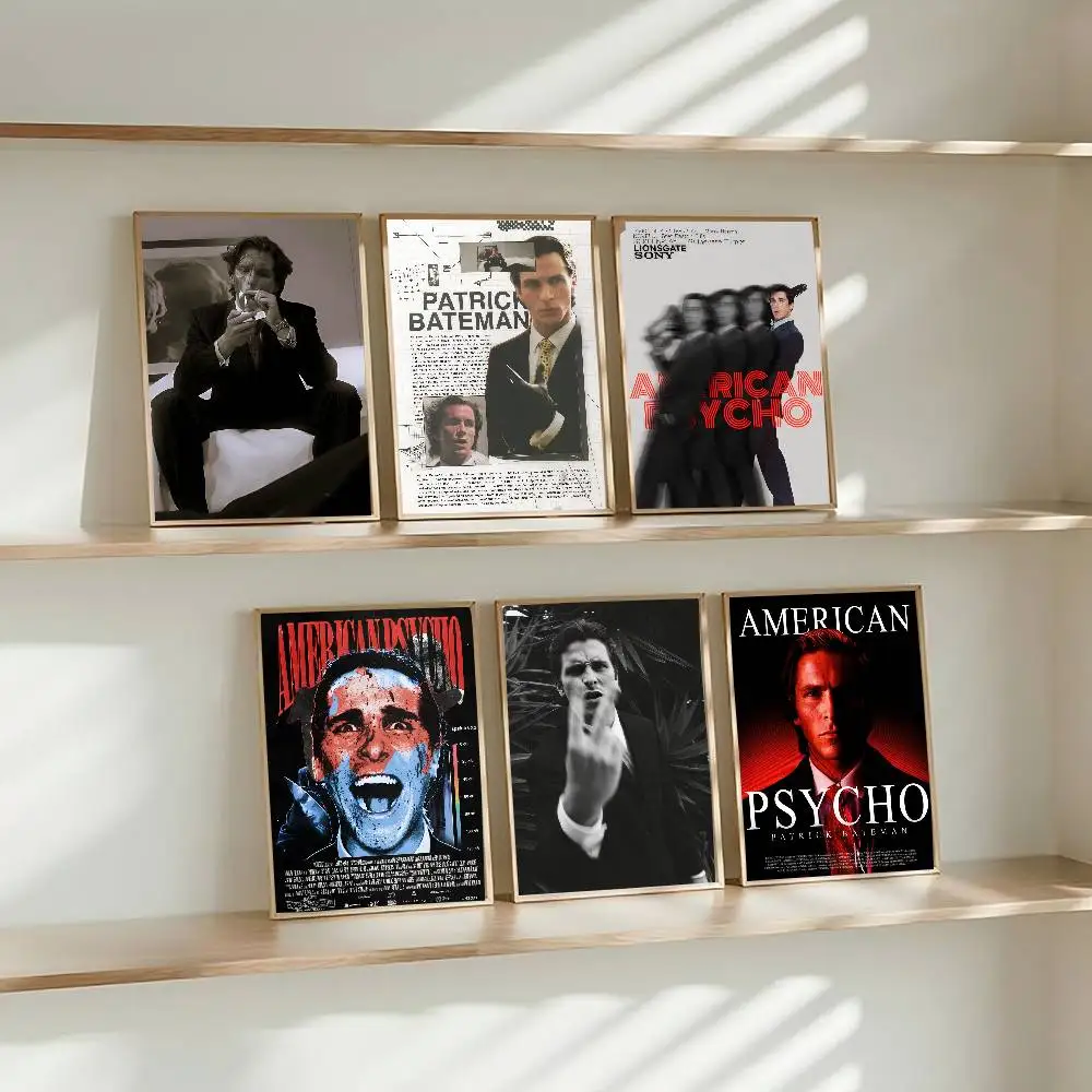 Patrick Bateman American Psycho Black Cult 2000s Movie  Vint