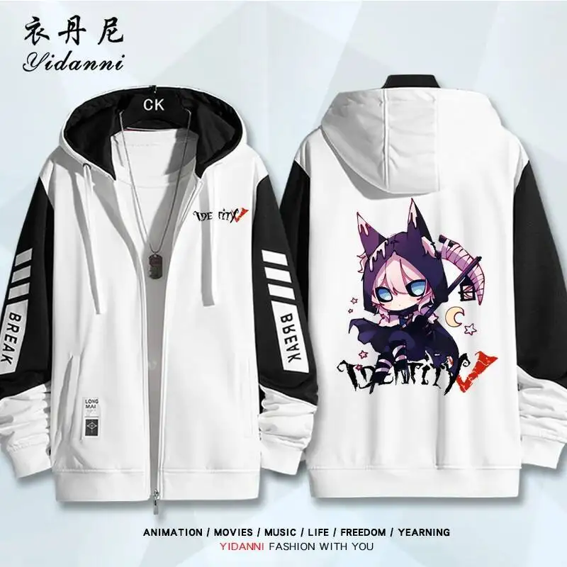 

Identity V Violetta Ithaqua Cosplay Costum Long Sleeve Print Zipper Hoodie Women Men Fashionhooded Costumes Couple Jacket