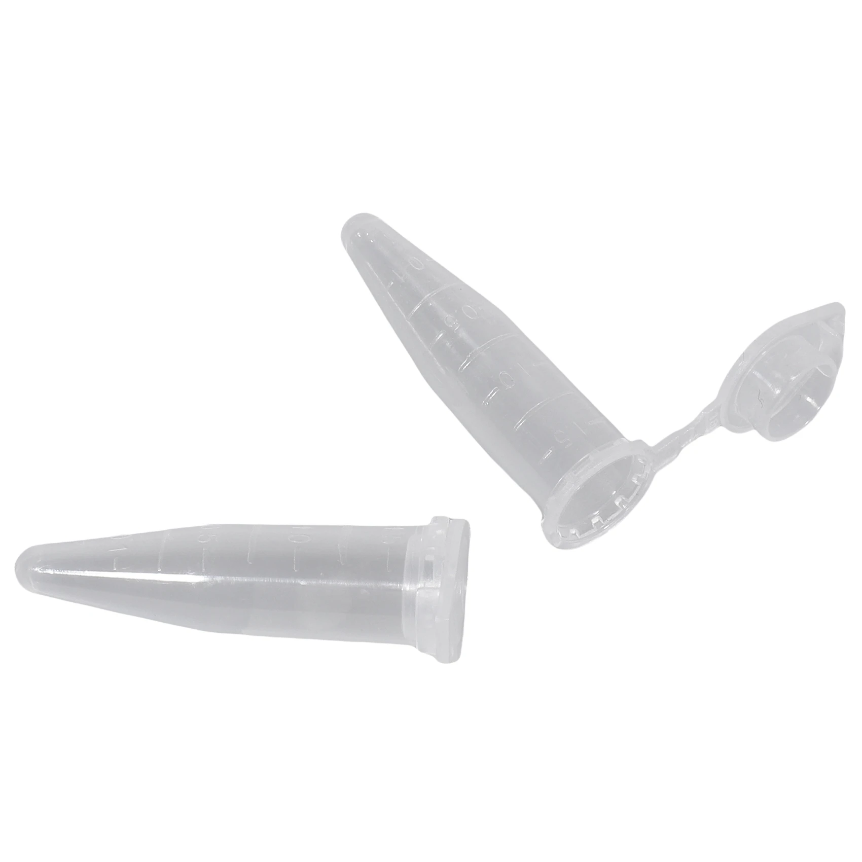 【CODE】 100 pièces 1.5Ml laboratoire Mini Tube à essai en plastique flacon à centrifuger bouchon à pression 42X11mm clair