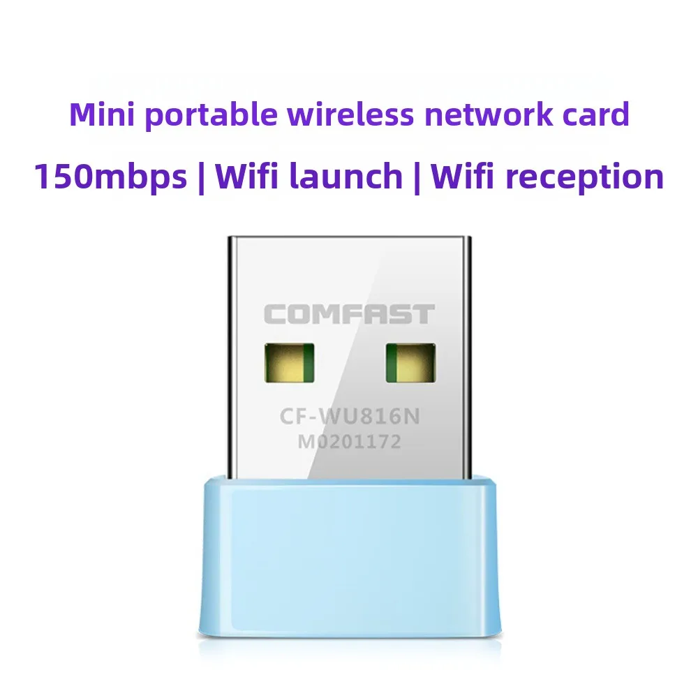 

CF-WU816N Mini USB WiFi Adapter 150Mbps Transmission USB Network Card Driver Free Portable Wireless WiFi Receiver