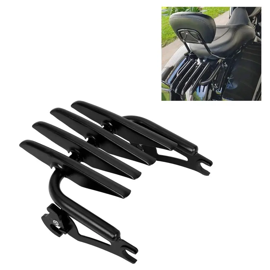 

Съемный скрытый багажник, совместимый с Harley Touring Road King FLTR FLHR 2009-2024, замена для 5356609A, черный