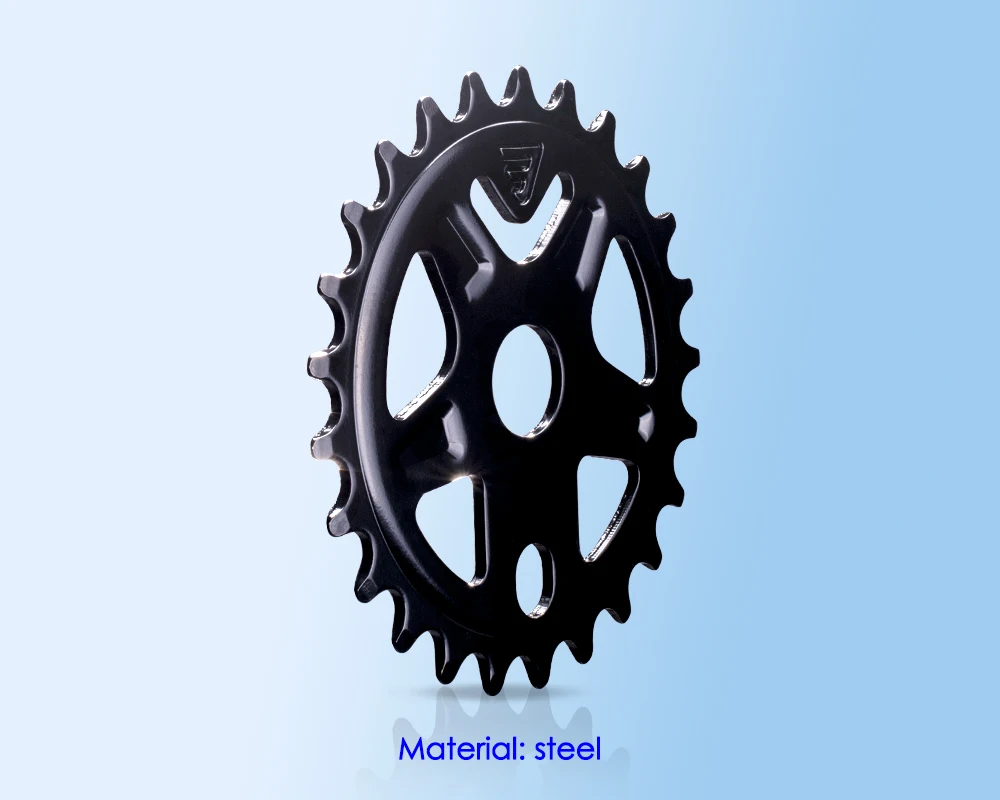 Funsea EU BMX Sprocket 25T Bike Star Stahlkettenblatt für 19mm Achse 3-teilige Kurbel Fahrradzubehör für MID Kettenblatt BB-Stangen – Detail 4