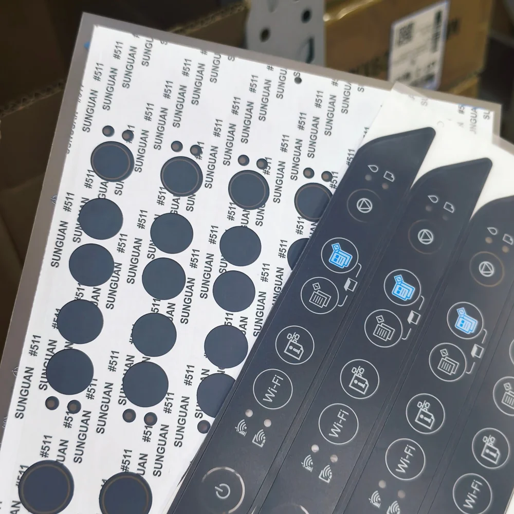 1PC Compatible New Button Stickers for Epson L1110 L3210 L3150 L3250 L3110 L3110 L3100 Panel Button Sticker