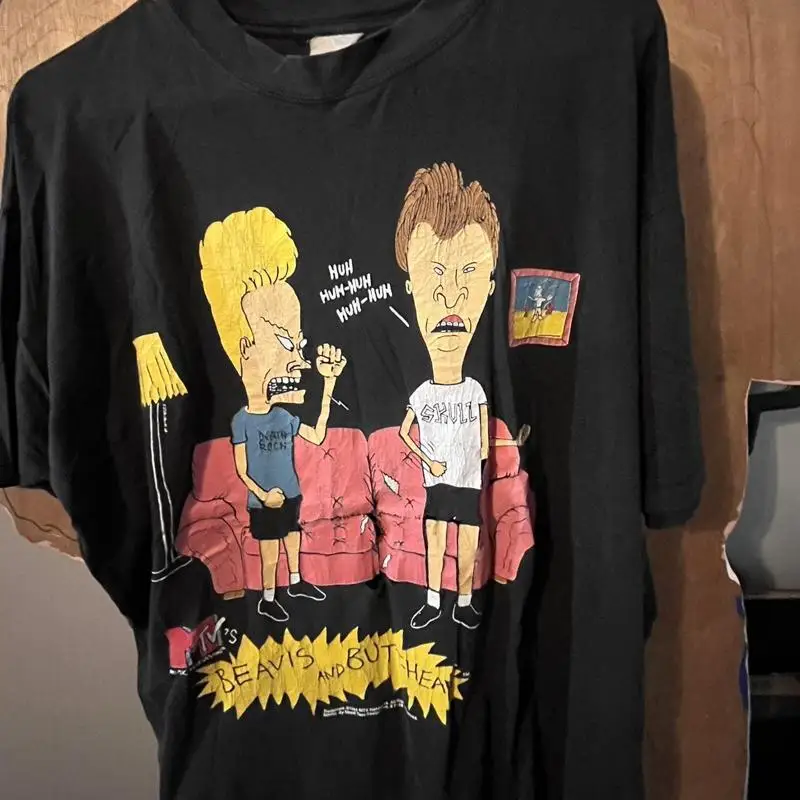 

Рубашка в стиле ретро Remake Beavis & Butthead с рисунком унисекс для мужчин и женщин KTV9871