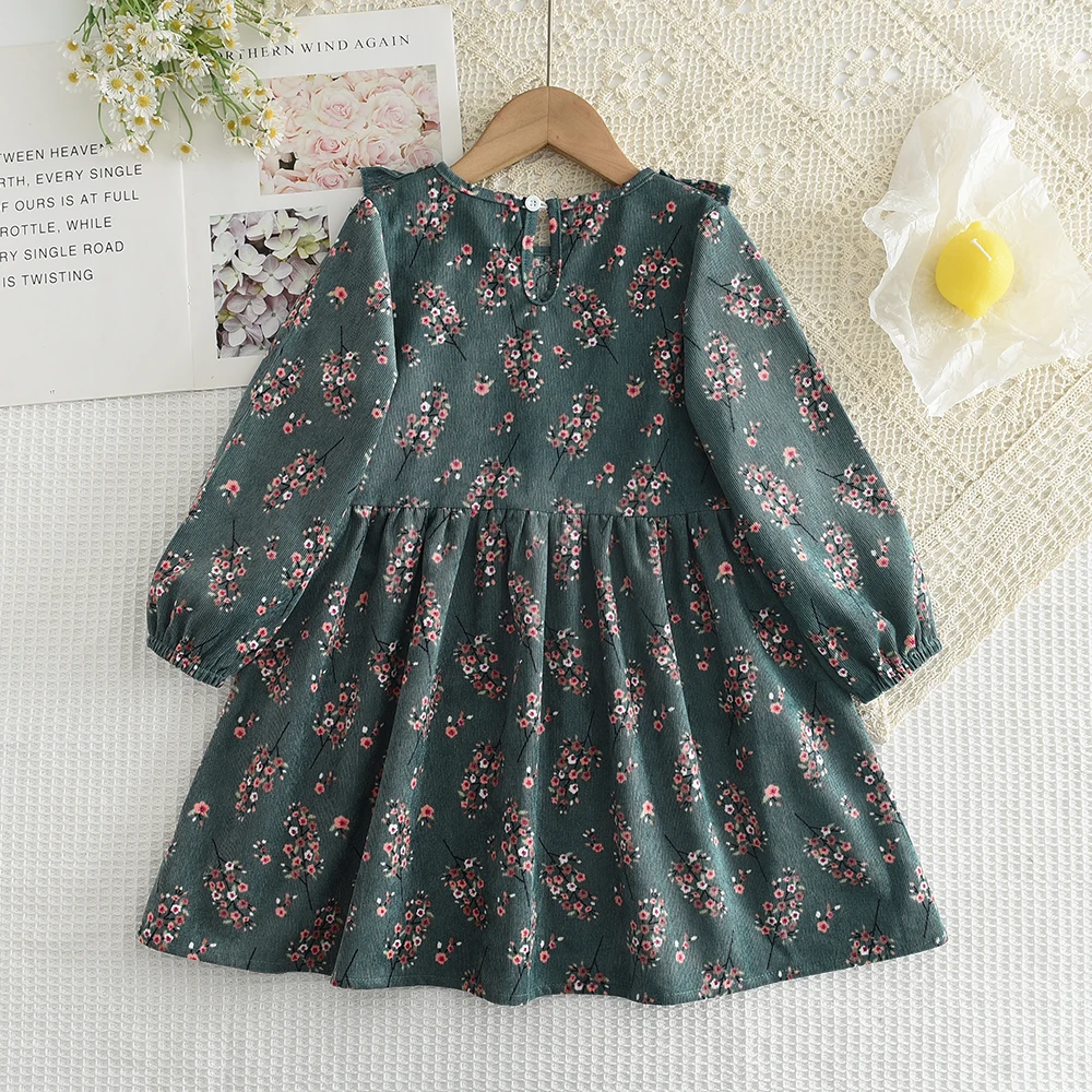 Girls Dresses Spring Autumn Long Sleeve Kid Clothes Unicorn Patchwork Mesh Dress Star Pattern Girl Princess Dress Costumes
