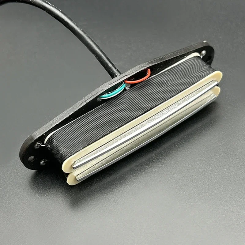 Alnico II Twin Double Rail Mini Humbucker ST Single Coil Pickup Size 9K 4 Conducts Coil Splitting Alnico 2 Pickup Multi Colour