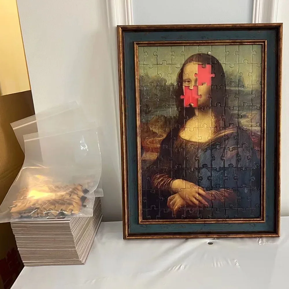 Mona Lisa 2 by Sagiv Levy Magic Tricks Smile Puzzle Photo Frame Deluxe Card Magia Props Magician Stage Comedy Mentalism Gimmicks