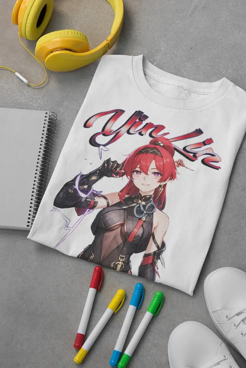 Anime Yinlin Wuthering Waves Softstyle Unisex Graphic T-Shirt Graphic Tee Wuthering Shirt Waves Tee  Girl Tee Yinlin Shirt